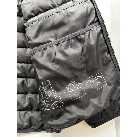 Ozark Trail Packable Puffer Jacket Mens XL Black Quilted Insulated Zip Coat - Picture 9 of 12